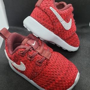 Red & Grey Nike Roshe One  Sneakers